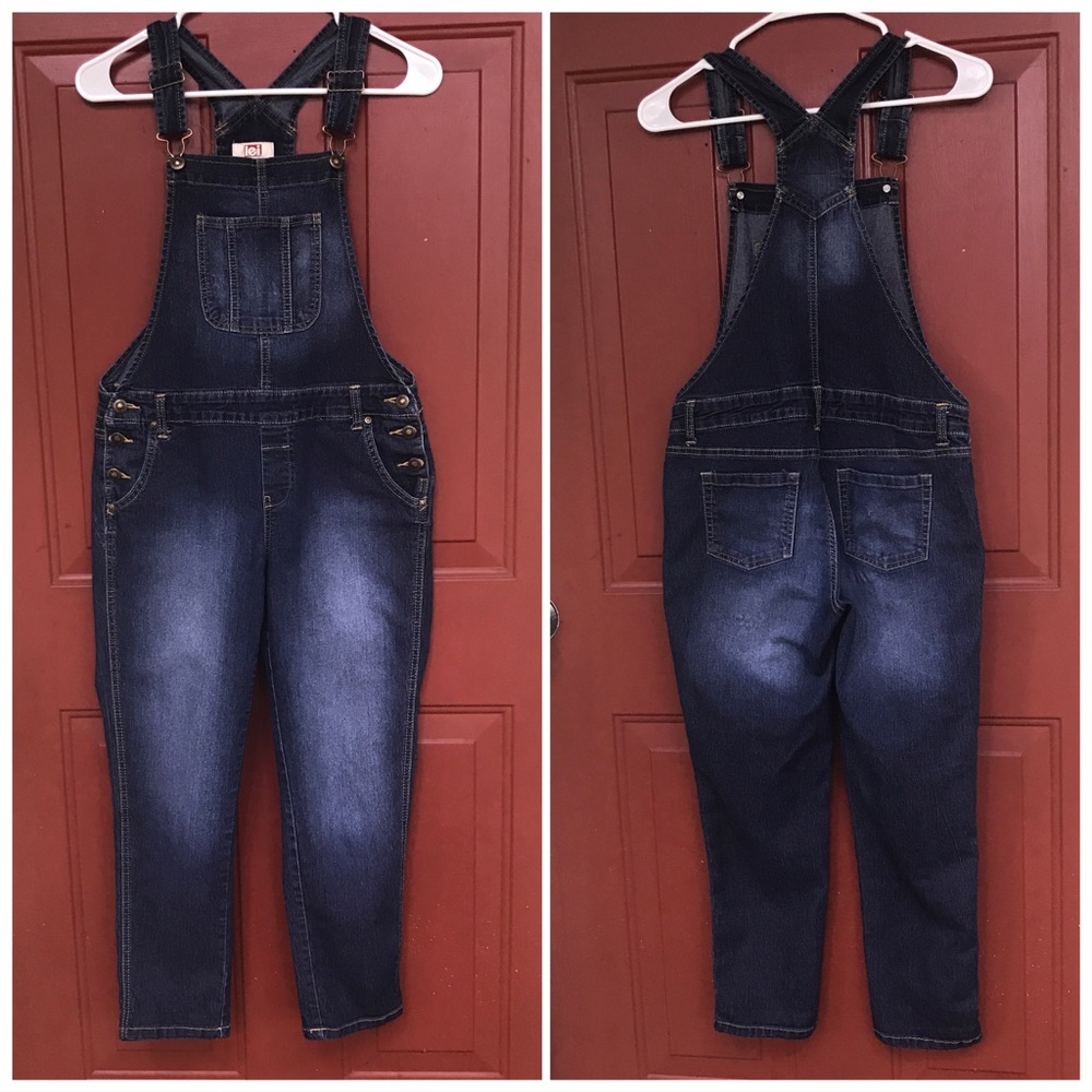 Lei Denim overalls, GIRLS Sz XL (Womens 4-6)